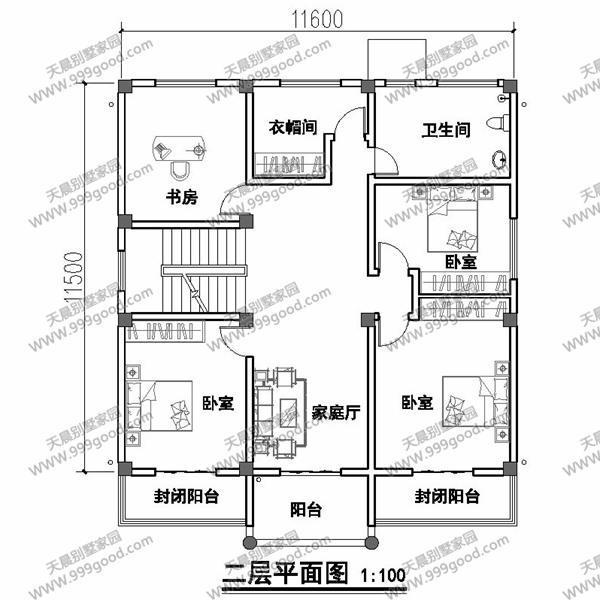 3款平屋頂設(shè)計(jì)的三層別墅設(shè)計(jì)圖，漂亮實(shí)用還洋氣，第1棟帶地下室。
