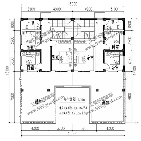 3款平屋頂設(shè)計(jì)的三層別墅設(shè)計(jì)圖，漂亮實(shí)用還洋氣，第1棟帶地下室。