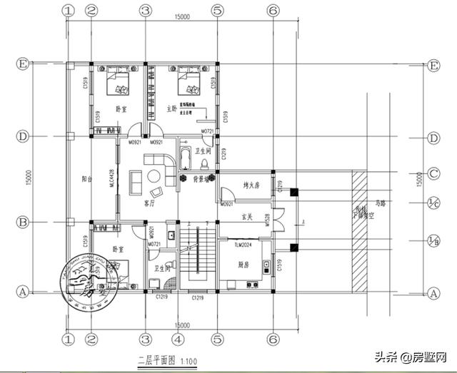 三層簡歐別墅設(shè)計(jì)圖，處在低洼地段，看看業(yè)主是如何解決的。