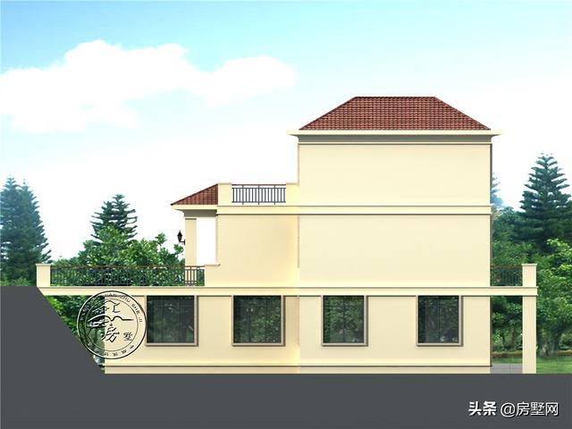 三層簡歐別墅設(shè)計(jì)圖，處在低洼地段，看看業(yè)主是如何解決的。