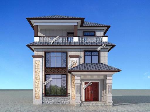 2024新穎三層中式豪宅別墅設(shè)計(jì)圖，占地90平米，真是一級(jí)棒！