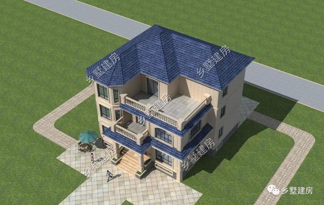 帶半地下室的三層簡歐農(nóng)村別墅，戶型方正，典雅大氣，豪華到令人窒息！