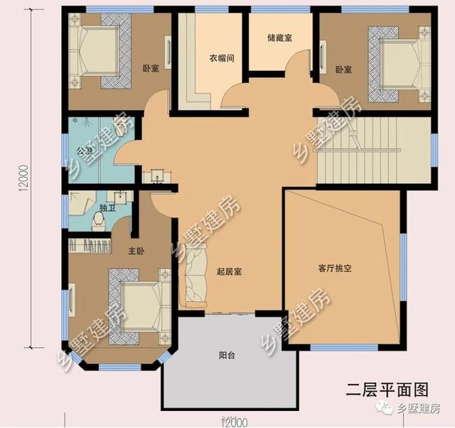 帶半地下室的三層簡歐農(nóng)村別墅，戶型方正，典雅大氣，豪華到令人窒息！