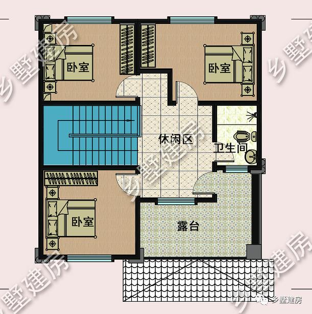 占地90平的三層歐式別墅設(shè)計(jì)圖，色調(diào)溫暖又素雅，南北通透，小宅基地的福音！