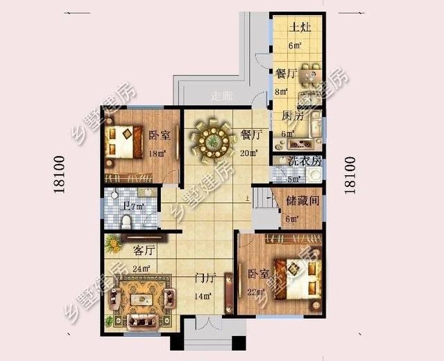 12.5X18.1米現(xiàn)代風(fēng)三層別墅設(shè)計(jì)圖，優(yōu)雅別致，穩(wěn)重不單調(diào)。