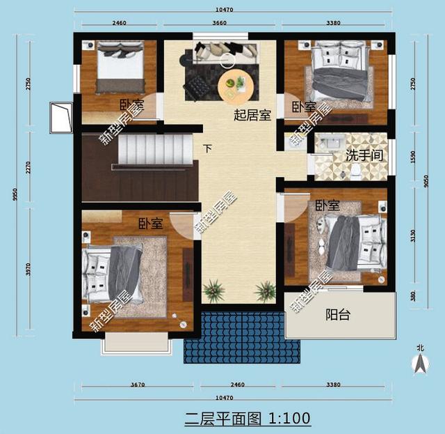 5棟二層歐式小洋樓，簡單大方，經(jīng)濟適用，造價20萬左右。