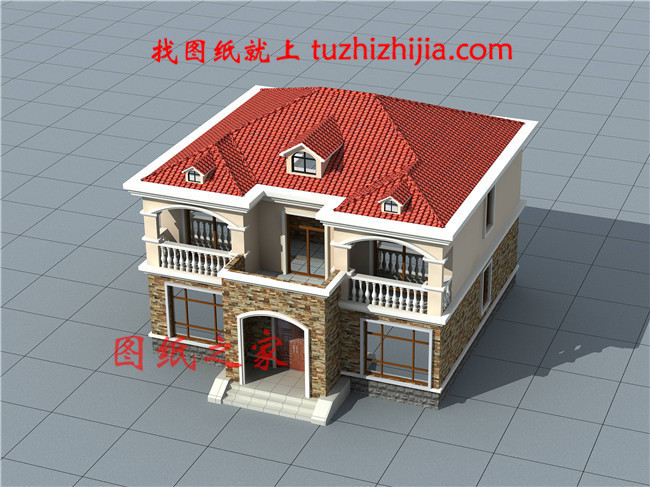 鄉(xiāng)下120平米二層樓房設(shè)計圖，23萬就可以建漂亮別墅