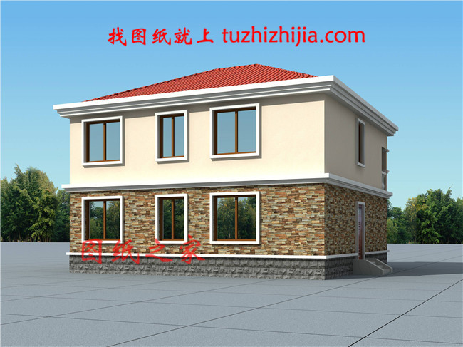 鄉(xiāng)下120平米二層樓房設(shè)計圖，23萬就可以建漂亮別墅