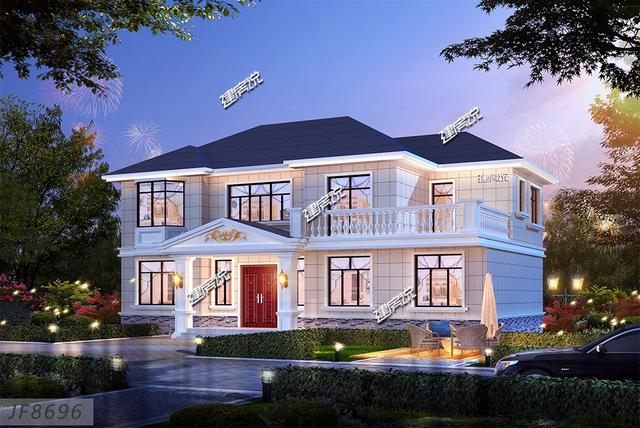 在農(nóng)村建一棟漂亮的別墅，人人都羨慕，圖紙快收藏好了，今年開春就建房！