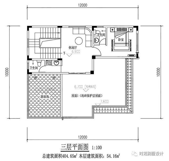帶地下室的三層歐式別墅設(shè)計(jì)圖，高貴典雅，完美生活。