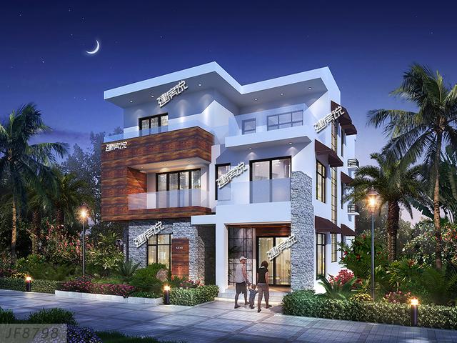 現(xiàn)代風(fēng)三層別墅設(shè)計圖，時尚、簡約、實用，在農(nóng)村建一棟，驚艷全村。