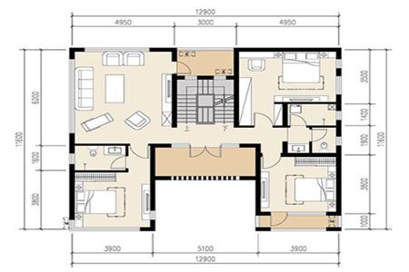 現(xiàn)代中式風(fēng)三層別墅設(shè)計(jì)圖，7室4廳4衛(wèi)，享受大自然的樂趣。