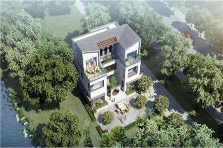 現(xiàn)代中式風(fēng)三層別墅設(shè)計(jì)圖，7室4廳4衛(wèi)，享受大自然的樂趣。