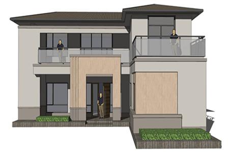 2024年二層簡歐別墅設計圖，4室2廳2衛(wèi)，麻雀雖小但五臟俱全。
