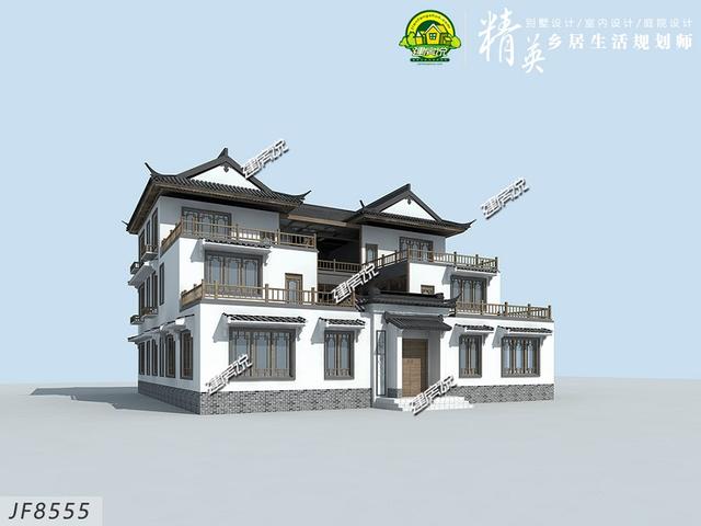 回農(nóng)村蓋中式別墅，不僅能圓自己的別墅夢，還能提高自己的生活品質(zhì)。