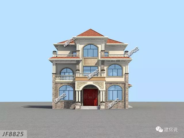 貴州王總定制三層歐式別墅，好看又實用，建了絕對有面子。