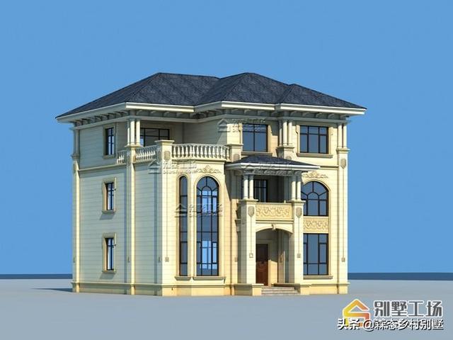 12.00x13.2米三層自建別墅設(shè)計圖，優(yōu)雅大氣，“名利”雙收，何樂而不為？