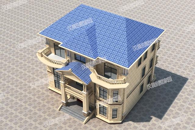 48萬在農(nóng)村蓋這么洋氣的三層別墅設(shè)計圖，從細(xì)節(jié)上講究檔次，棒極了。