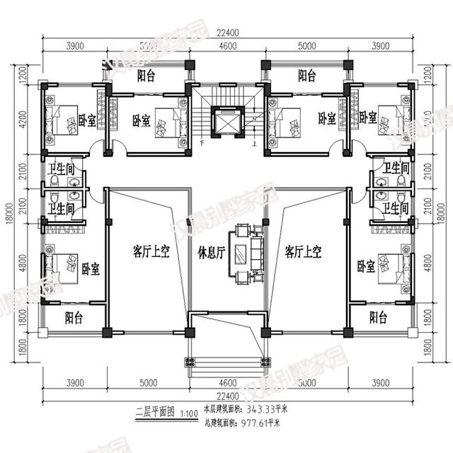 占地351平方米的三層別墅設(shè)計(jì)圖，洋氣十足美觀實(shí)用，主體造價(jià)100萬(wàn)。