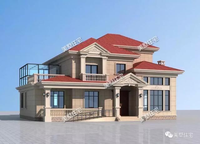 錢總定制的二層歐式別墅設(shè)計圖，帶棋牌室和陽光房，優(yōu)雅溫暖、不同凡俗。