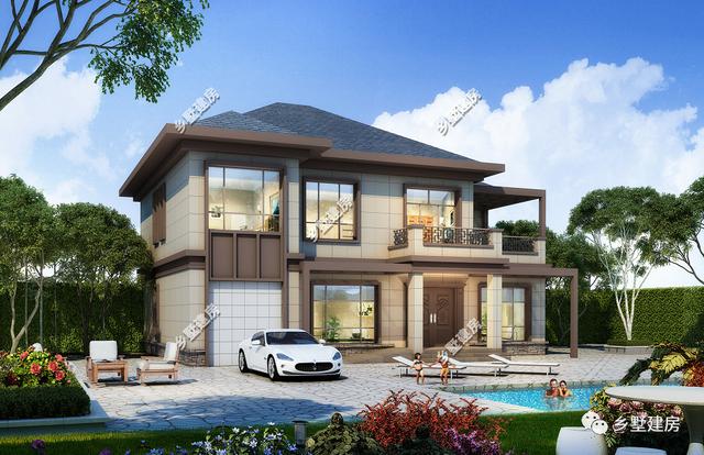 兩款農村帶車庫的別墅，好看又實惠，不比城里的差哦！