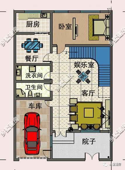 兩款農村帶車庫的別墅，好看又實惠，不比城里的差哦！