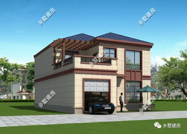 兩款農村帶車庫的別墅，好看又實惠，不比城里的差哦！