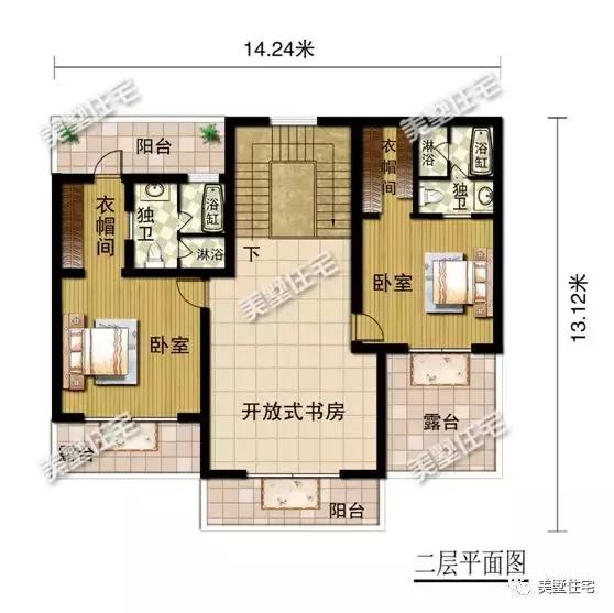 分享5套經(jīng)典美觀的戶型，準(zhǔn)備建房的可以留作借鑒。