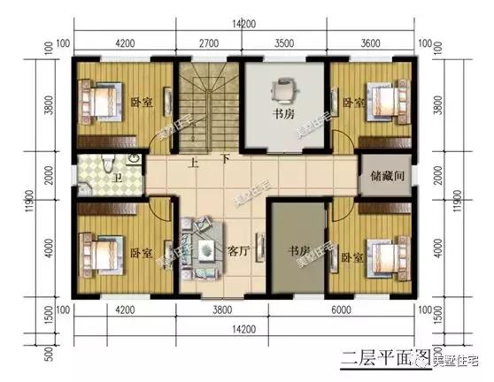 分享5套經(jīng)典美觀的戶型，準(zhǔn)備建房的可以留作借鑒。