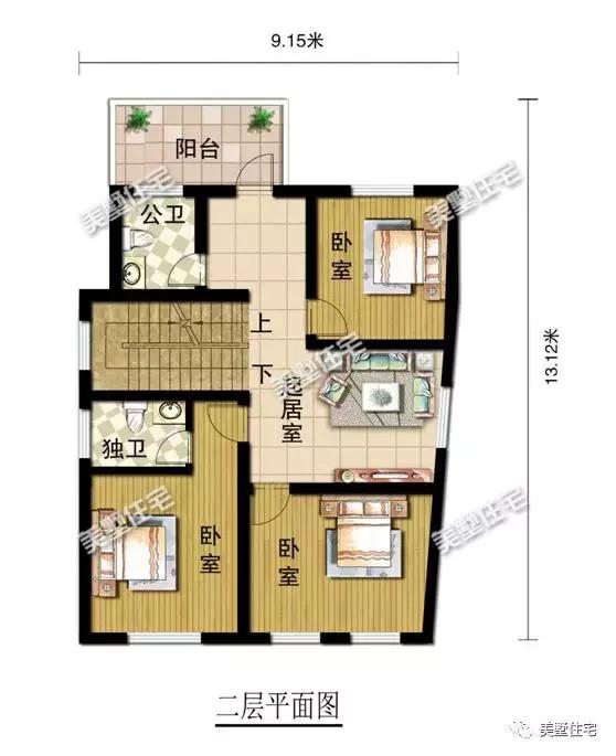 分享5套經(jīng)典美觀的戶型，準(zhǔn)備建房的可以留作借鑒。