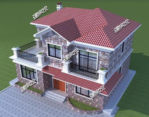 30萬就能蓋的二層別墅，外觀真是漂亮極了，看一眼就驚艷！