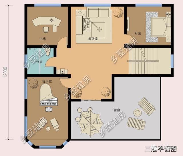 帶半地下室的三層豪華別墅，帶音樂室+健身房+酒窖，很多路人經(jīng)過也都會(huì)停下駐足觀賞，