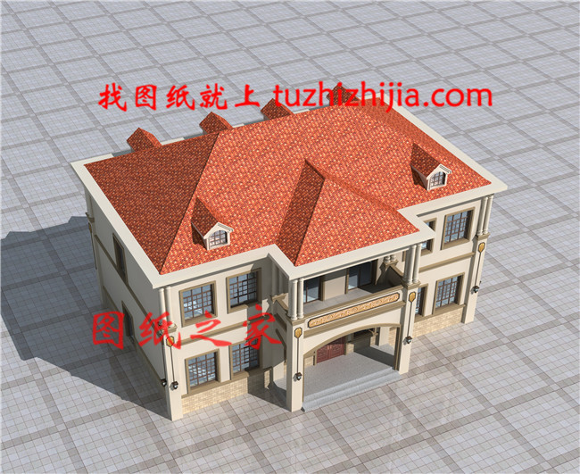 簡簡單單農(nóng)村別墅二層三間的房子，好看實惠