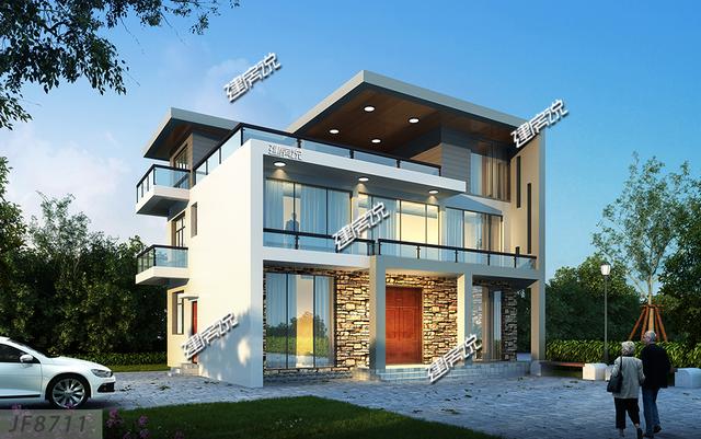 現(xiàn)代風(fēng)別墅設(shè)計(jì)圖，精美實(shí)用，造型驚艷一級(jí)棒