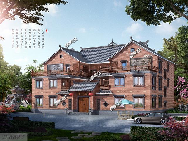 最美四合院別墅設(shè)計(jì)圖，給辛苦一輩子的父母，十里八鄉(xiāng)都來賀