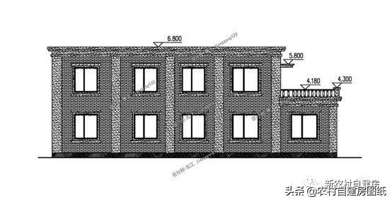 平屋頂別墅設(shè)計圖，最適合北方，60萬甩手入住，南方人看了也要爭著建