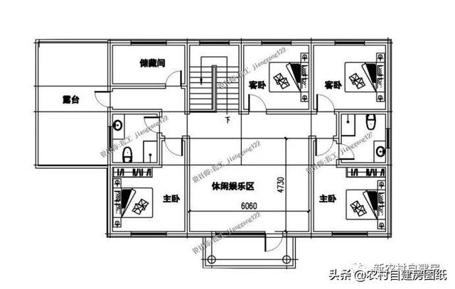 平屋頂別墅設(shè)計圖，最適合北方，60萬甩手入住，南方人看了也要爭著建