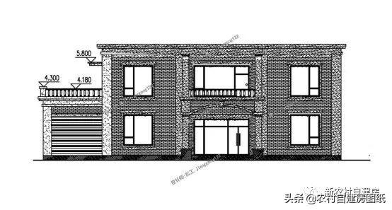 平屋頂別墅設(shè)計圖，最適合北方，60萬甩手入住，南方人看了也要爭著建