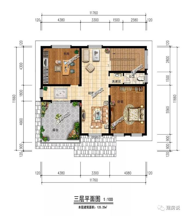 139㎡的三層別墅設(shè)計(jì)圖，實(shí)用性很強(qiáng)，建了越住越順心