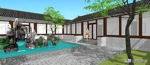 四合院設(shè)計圖：現(xiàn)代化四合院，享受經(jīng)典文化的同時還能兼顧生活便利