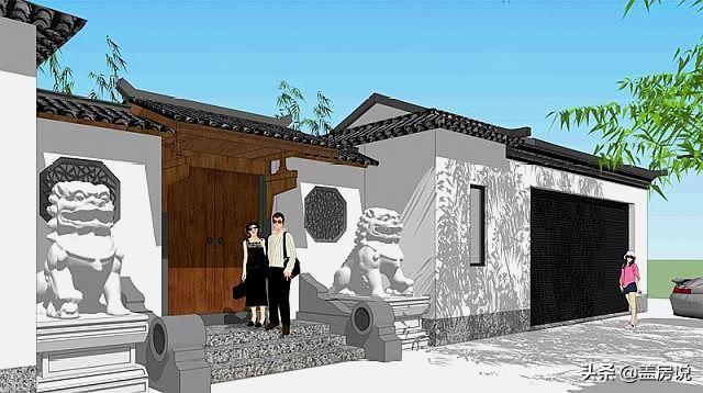 四合院設(shè)計圖：現(xiàn)代化四合院，享受經(jīng)典文化的同時還能兼顧生活便利