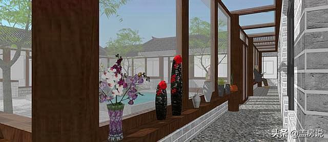 四合院設(shè)計圖：現(xiàn)代化四合院，享受經(jīng)典文化的同時還能兼顧生活便利