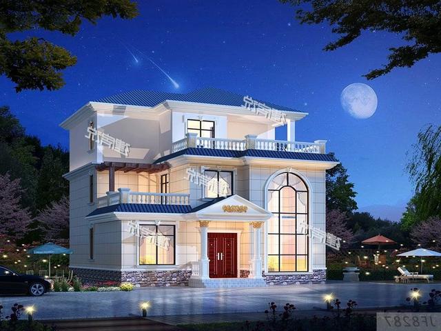 氣派歐式別墅設(shè)計(jì)圖紙，建一棟衣錦還鄉(xiāng)，面子里子都有了