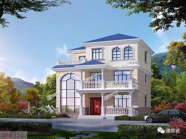 三層精美別墅設(shè)計(jì)圖，花自己的錢，建漂亮的別墅，過瀟灑的生活