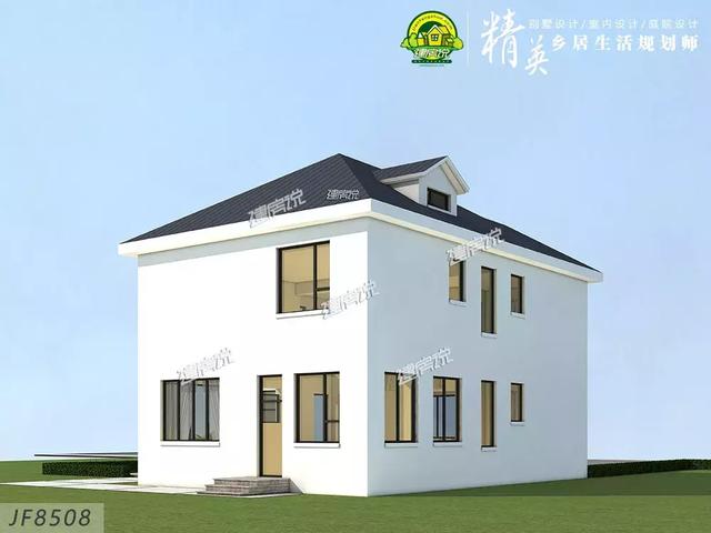 90后都開始建別墅了，二層現(xiàn)代極簡(jiǎn)別墅設(shè)計(jì)圖推薦，30萬搞定