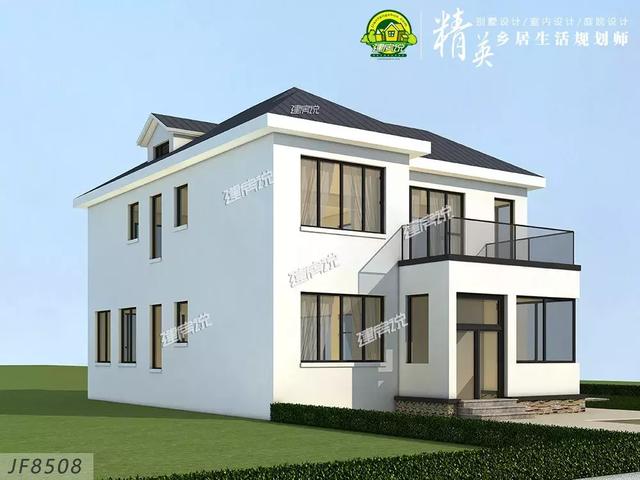 90后都開始建別墅了，二層現(xiàn)代極簡(jiǎn)別墅設(shè)計(jì)圖推薦，30萬搞定