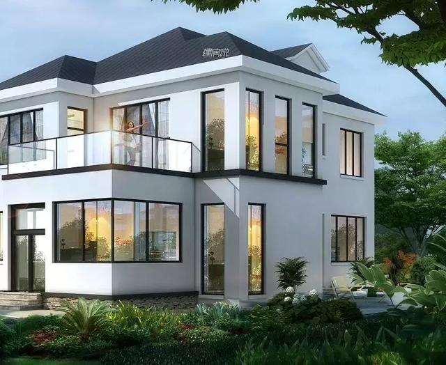 90后都開始建別墅了，二層現(xiàn)代極簡(jiǎn)別墅設(shè)計(jì)圖推薦，30萬搞定