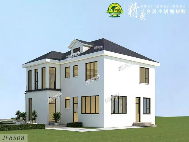 90后都開始建別墅了，二層現(xiàn)代極簡(jiǎn)別墅設(shè)計(jì)圖推薦，30萬搞定