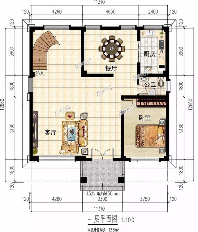 兩款農(nóng)村別墅設(shè)計(jì)圖，100平米左右，歐式和現(xiàn)代風(fēng)格，總有一套適合你！