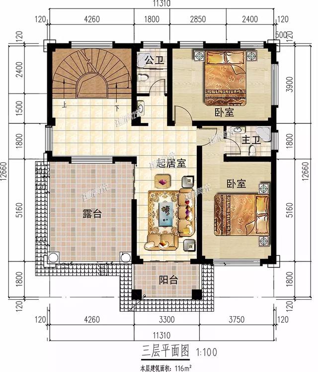 兩款農(nóng)村別墅設(shè)計(jì)圖，100平米左右，歐式和現(xiàn)代風(fēng)格，總有一套適合你！